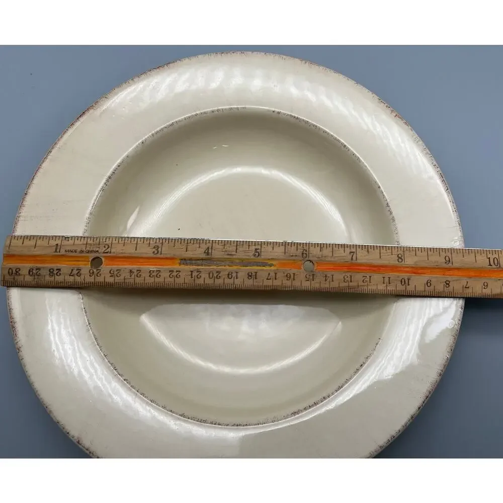 Pier 1 Toscana Ivory Set of 2 Pasta Bowls , Made in Italy, Discontinued